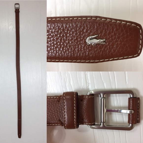 lacoste belt size